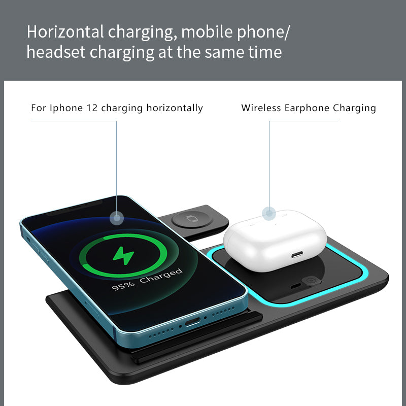 TriCharge 3-in-1 Wireless Charging Station