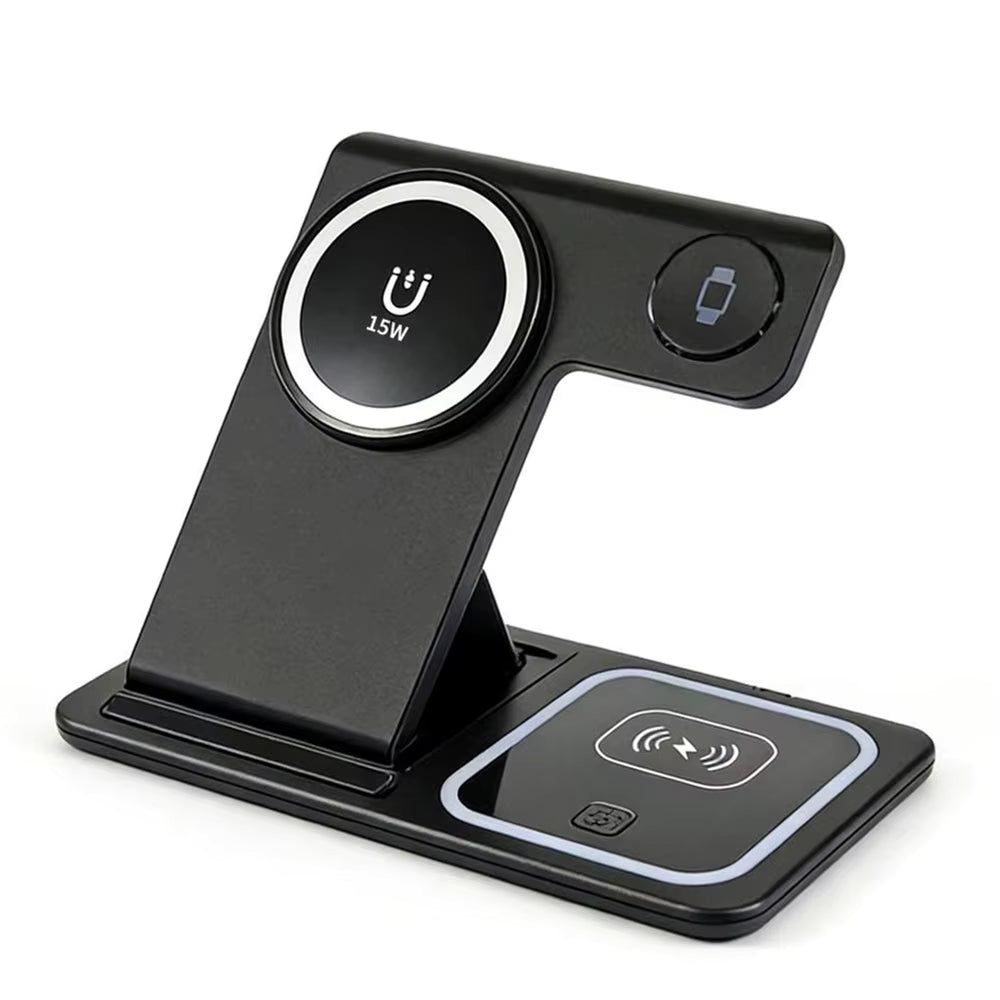 TriCharge 3-in-1 Wireless Charging Station