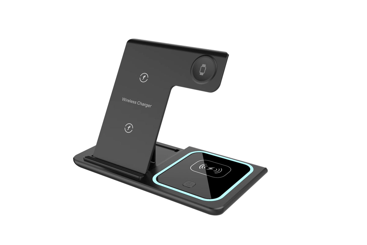 TriCharge 3-in-1 Wireless Charging Station